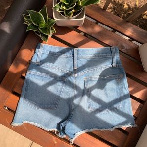 Madewell high waisted shorts